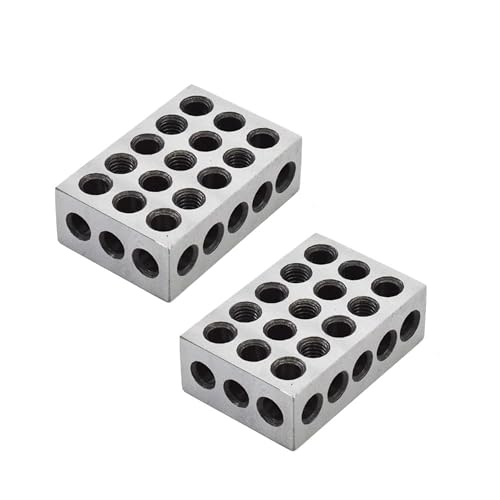 2 4 6 Blocks Matched Pair Blocks 23 Holes Ground Machinist Set Up Blocks Accuracy 0.0003in