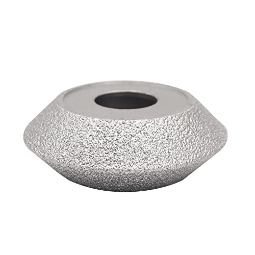 SHDIATOOL 3 - inch Diamond Hand Profile Wheel Height 25mm Convex Curve Edge Grinding Disc Grooving for Stone Marble Granite Rock - size: 25mm Height v shape