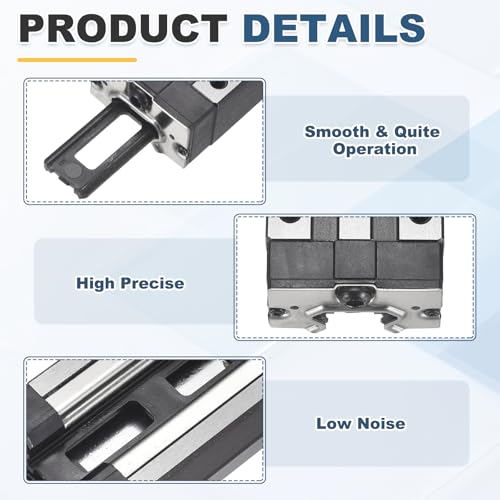 uxcell HGH20CA Linear Slider Block Linear Slider Bearing Carriage