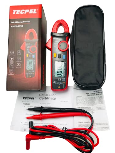 TECPEL DCM-210 2000 Counts True RMS AC/DC clamp Meter