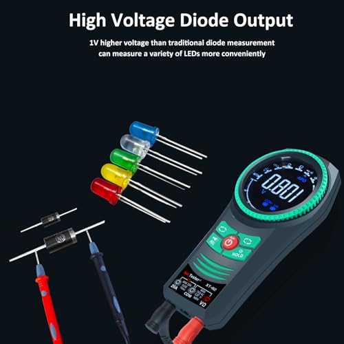 Digital AC/DC Professional Multimeter Tester, TRMS 6000 Counts Auto-ranging