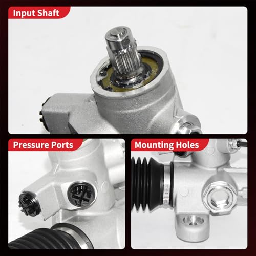 PHOBOOS Hydraulic Power Steering Rack and Pinion Fit for Volkswagen - size: 26-1815