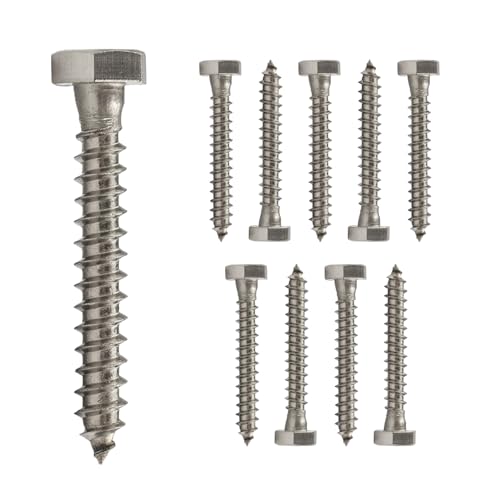 Conquest Lag Bolts 1/4" x 1-1/2" - size: 1/4"-10 x 1-1/2"