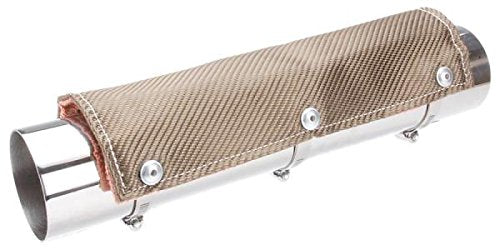 Design Engineering Titanium Pipe Shield 6" x 1' Exhaust Heat Shield - size: 6" x 1'