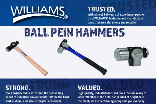 Williams JHWHBP-6A 40-Ounce Ball Pein Hammer - Hickory Handle - size: 40 Ounces
