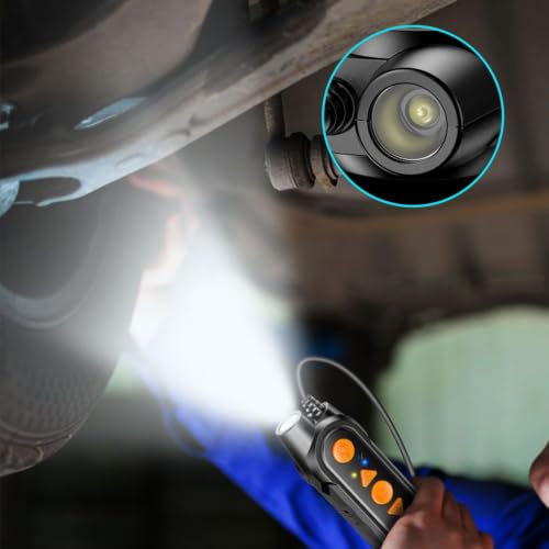 Dual Lens Endoscope with Light, 5.0mm Slim Snake Inspection Camera
