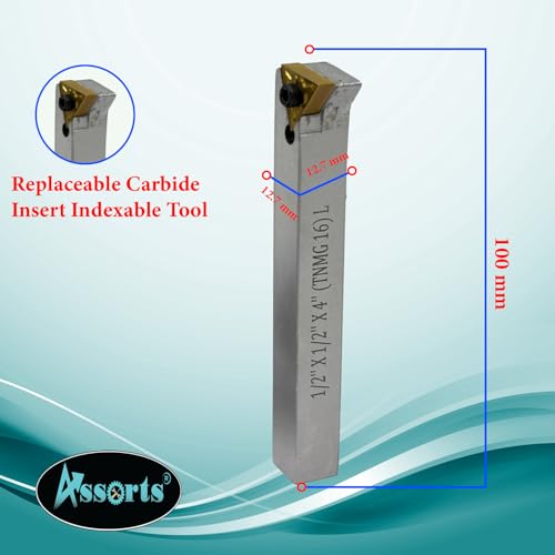 3-Inch Fly Cutter with 75 mm Head Diameter for Milling and Lathe Machines, Indexable Flycutter with Replaceable Carbide Insert for Precision Metalworking Applications and Smooth Cutting Output - size: R8 Shank (7/16" Drawbar)