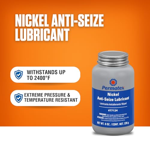 Permatex 77124 Nickel Anti-Seize Lubricant, 8 oz.
