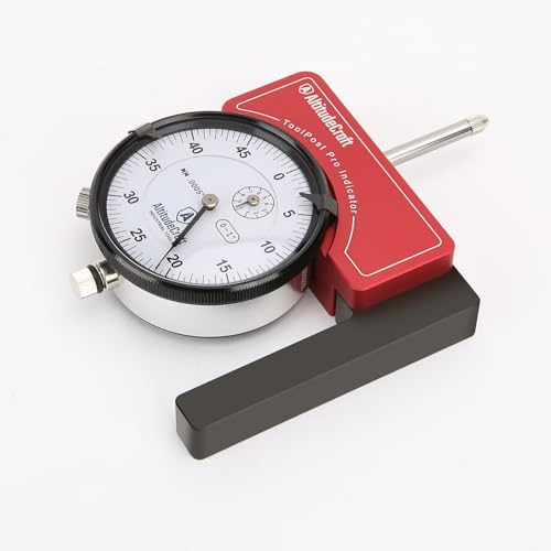Lathe Tool Post Indicator Holder with .0005″ Dial Indicator