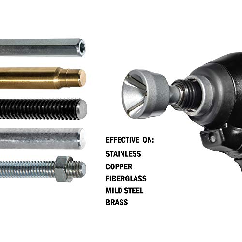 ORXPLUS Tools HSS Blade External Deburring Chamfer Tool 1/8"-3/4" (3-19mm) - size: Deburring Drill Bit 3mm-19mm / Sliver