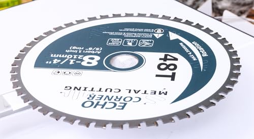 8-1/4" (1" Arbor) Metal Cutting Saw Blade, TCG Cermet Carbide 48-Tooth - style: Metal Ferrous