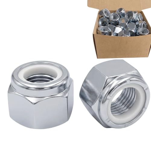 80 Pcs 5/16-18 Nylon Inserted Self Locking Nuts - size: 5/16x18