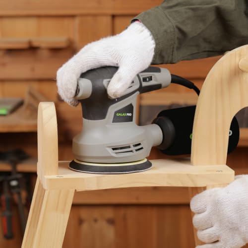 GALAX PRO 5-inch Random Orbital Sander Corded 2.4-Amp with 15PCS Sandpapers