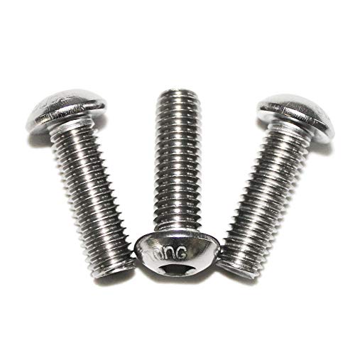 Fullerkreg M6-1.0 x 25 mm Button Head Socket Cap Screws - size: M6 x 25mm