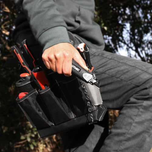 HAUTMEC Pro 18mm Black Auto-Lock Utility Knife Set Including 10pcs Ultra Sharp Black Snap-off Blades in Case, HT0094-KN - style: 18mm Knife with 10 Blades