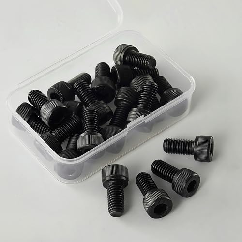 M8-1.25 x 12mm Socket Head Cap Screws, M8 Bolts, 12.9 Grade Alloy Steel, Allen Socket Drive, Black Oxide Finish, Full Thread, Quantity 20 - size: M8 x 12mm(20PCS)