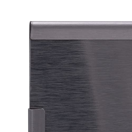 Stainless Steel Backsplash, 30" X 23.25" with Hemmed Edges