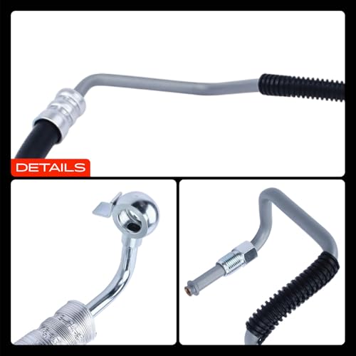 A-Premium Power Steering Pressure Hose Line Assembly, Pump to Gear/Rack