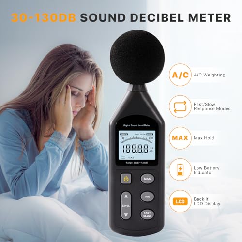 DB-01 Decibel Meter & Sound Level Meter 30-130dB