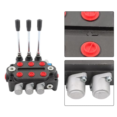 Hydraulic Directional Control 3 Spool 25GPM 3000PSI for Mall Tractors