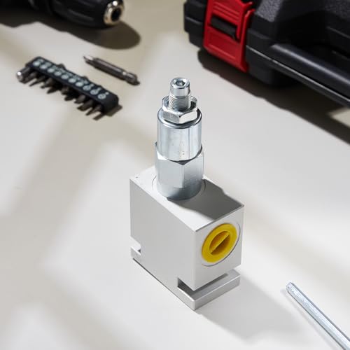 Adjustable Aluminum Pressure Relief Valve, 20 Gpm; 3000 Psi; #8 Sae (3/4-16 Orb), Hydraulic Pressure Control Valve for Systems and Pumps