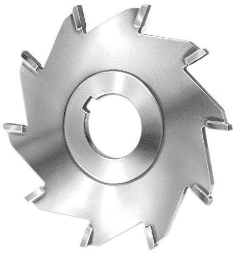 3" Diameter, 1/8" Width, Slitting Saw, Carbide Tipped, 8 Straight Teeth, 1" Arbor Hole, for Milling Most Materials, USA Made, 56672