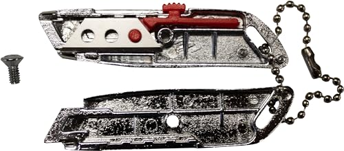 ALLWAY MK4 Chromed Die-Cast Retractable Micro Knife, 2-1/2"