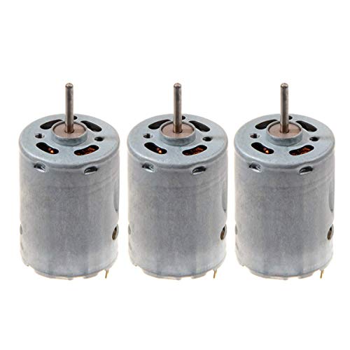 12V DC 6000RPM Mini Electric Motor Torque Magnetic for DIY Toys Cars 3Pcs - size: 6000 rpm DC 12 V 3 pcs