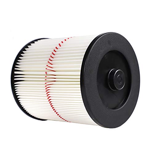 EZ SPARES 9-17816 Cartridge Filter Replacement for 5+ Gallon Wet/Dry Vacs