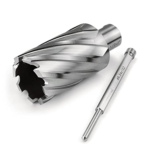 OSCARBIDE 1-1/2" x 2" HSS Annular Cutter 3/4" Weldon Shank Mag Drill Bit