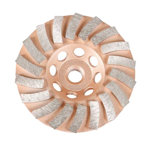 kimllier 4-1/2 Inch Concrete Grinding Wheels 18 Turbo Diamond Segments 5/8 Inch -11 Arbor Diamond Grinding Wheel Fit for Concrete and Masonry