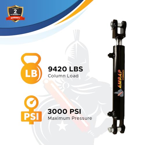 2x20 Hydraulic Cylinder - 2" Bore 20" Stroke Double Acting Welded Clevis Hydraulic Cylinder 3000 PSI Retracted: 30.25", Extended: 50.25", SAE #6 - size: 2x20-SAE