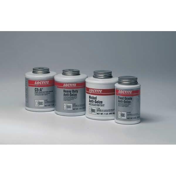 Loctite 1167237 White LB 8014 Food Grade Anti-Seize Lubricant, -20 Degree F Lower Temperature Rating to 750 Degree F Upper Temperature Rating, 8 fl. oz. Brush Top Can
