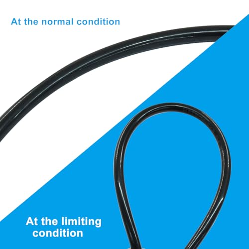 8mm x 5mm Pneumatic Tubing PU Polyurethane, Black, 32.8ft - color: Black, size: 8 x 5mm-32.8ft