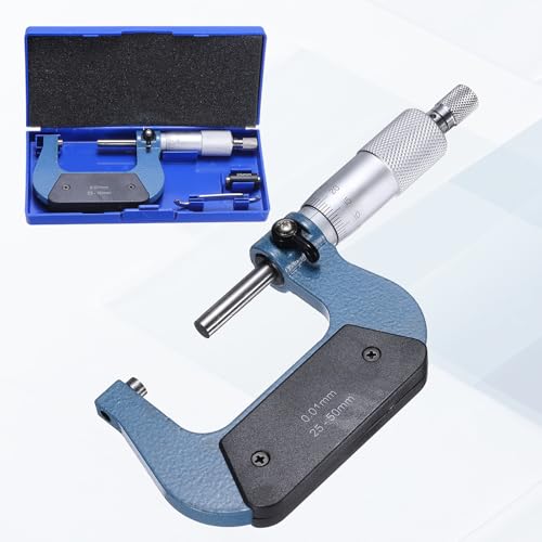 HARFINGTON Outside Micrometer 25-50mm Range +/-0.01mm Accuracy - size: 25-50mm