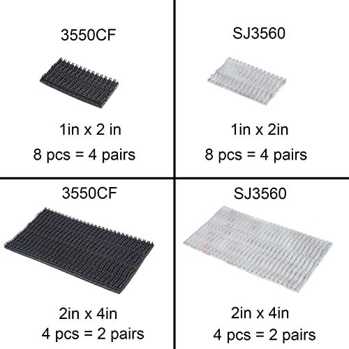 3M Dual Lock 2in x 4in 4pcs, EZ Pass Holder/IPass/IZoom/Sunpass, Adhesive Mounting Strips Black Fastener - size: Black 2in x 4in x 4pcs