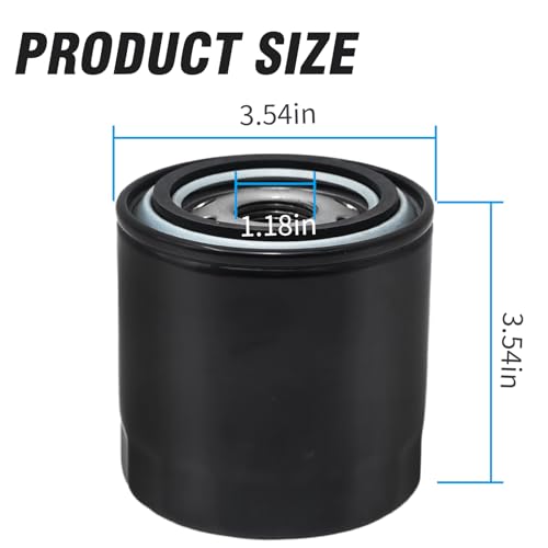 Hoypeyfiy 7343102 Oil Filter Replacement for Bobcat Mini Excavator E32 E35 E42 E45 E50 E55 Spin-on