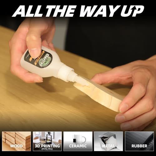 Thick Super CA Glue 1 oz with 3 Gram Gel for Wood Metal Plastic Ceramic - size: 1 oz., style: THICK VISCOSITY