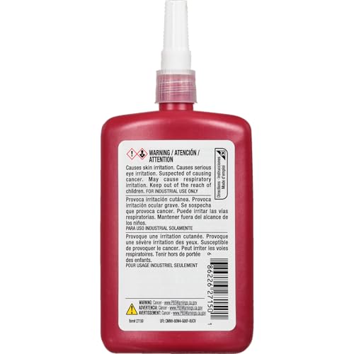 Permatex High Strength Threadlocker Red 50 ml - No. 27151 - size: 50 ml, style: Liquid - High Strength