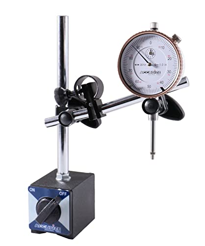 Accusize 3 Pc Magnetic Base and Dial Indicator Set
