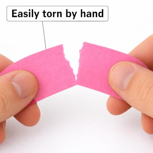 3 Pack Pink Painters Tape - Masking Tape 1 Inch Wide - Multi-Surface, Smart Adhesion, Indoor & Outdoor - 270FT Total - Paint Tape for DIY, Labeling, Art, Car, General Purpose (#3910) - color: Pink