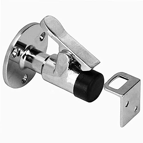 RedSnake Marine Grade 316 Stainless Steel Heavy Door Stopper Catch Set Surface Mirror Treatment Boats Yachts Ships Hatch Stopper Soft Stop and Catch Anti-Collision Holder Hold Keep Door Open (1PC) - size: 1 Piece