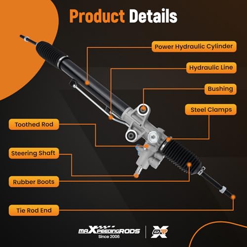 maXpeedingrods Power Steering Rack and Pinion for Honda Pilot 2003-2008 - style: Pilot 2003-2008