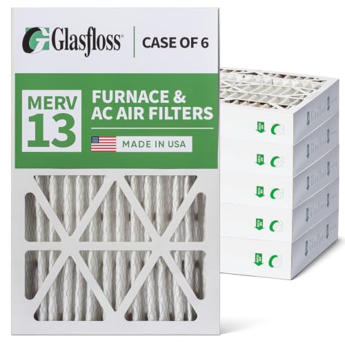 Glasfloss ZL 12x24x4 MERV 13 AC Furnace Air Filters. Case of 6 - size: 12x24x4 | 4" Filters