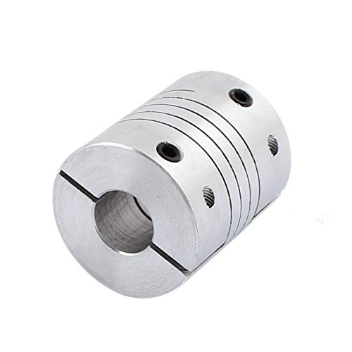 10mm to 10mm Shaft Coupling 30mm Length 25mm Diameter Stepper Motor Coupler Aluminum Alloy Joint Connector for 3D Printer CNC Machine DIY Encoder 2pcs - size: L30xD25mm 10x10mm 2pcs