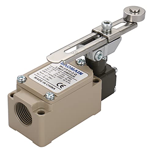BAOMAIN WLCA12-2-Q Adjustable Roller Lever Limit Switch 1NO1NC 10A 380VAC