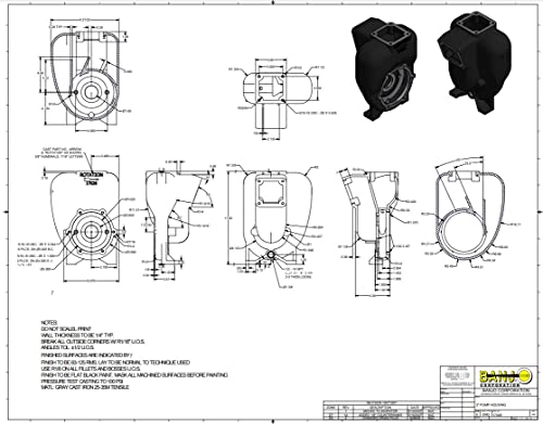 Banjo Corp 17026 Pump Housing for 1-1/2" and 2" Cast Iron Pumps