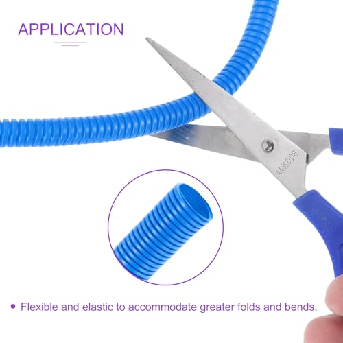 DMiotech 50ft Wire Loom Split Tubing 1 1/2 Inch(38 mm) ID Blue - color: Blue, size: 1 1/2"-50ft