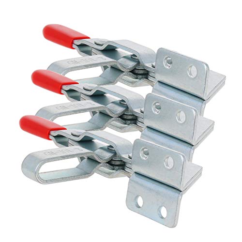 Utoolmart Hand Tool Vertical Toggle Clamp GH-101-B Quick Release Clamp 100kg Holding Capacity 3 Pcs - size: GH-101-B 3pcs