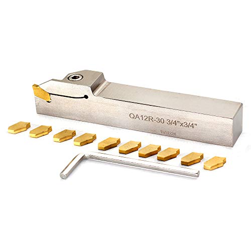OSCARBIDE 3/4" QA12R-30 Lathe Grooving Parting Holder 10 Inserts Right-Hand